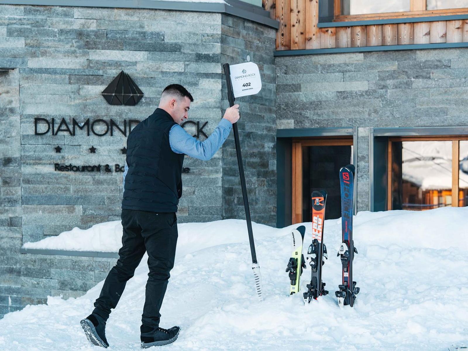 Hotel Le Diamond Rock Tignes Exterior foto